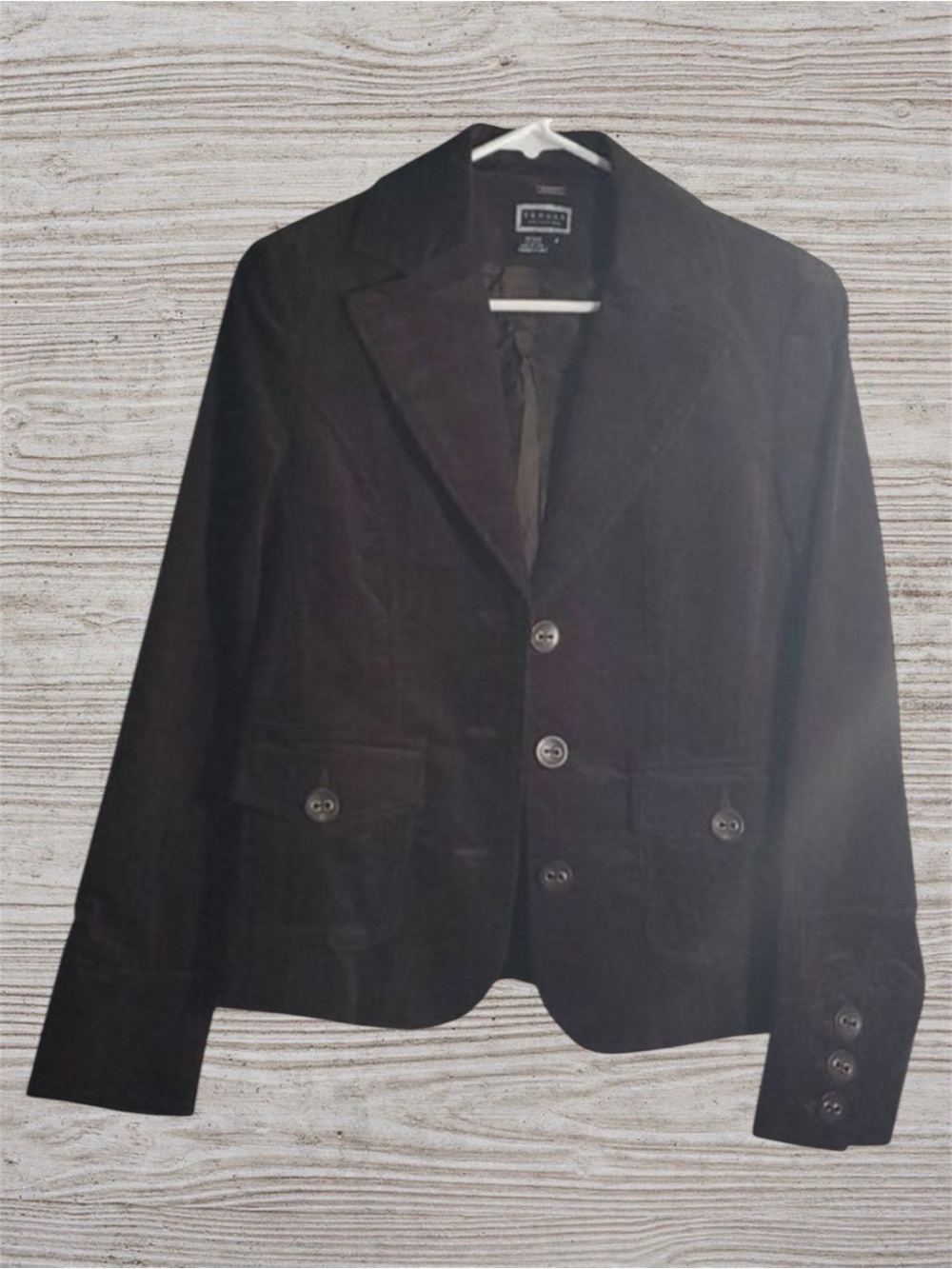 Renuar Jacket women's sz 4 Brown Blazer Corduroy western wear westernwear